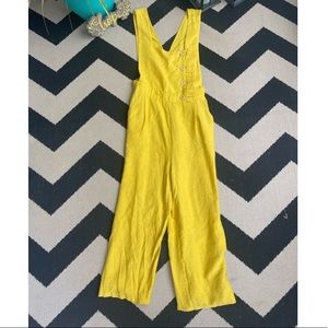 shein mustard jumpsuit